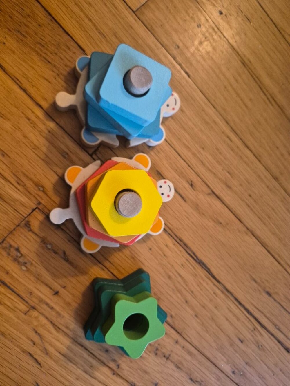 Wooden Turtle Stacking Toy